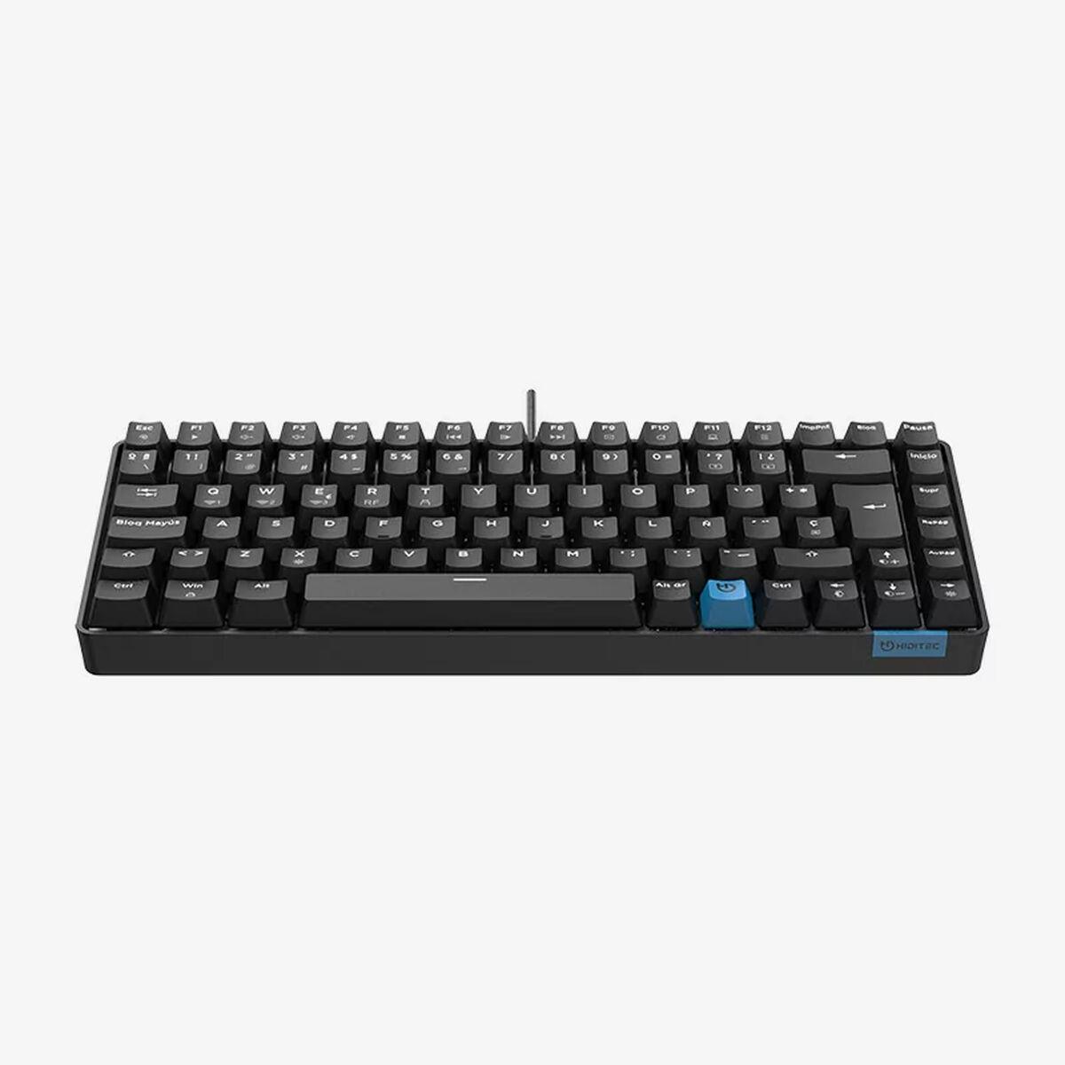 Tastatur Hiditec Gke010005 Sort Spansk Qwerty Qwerty