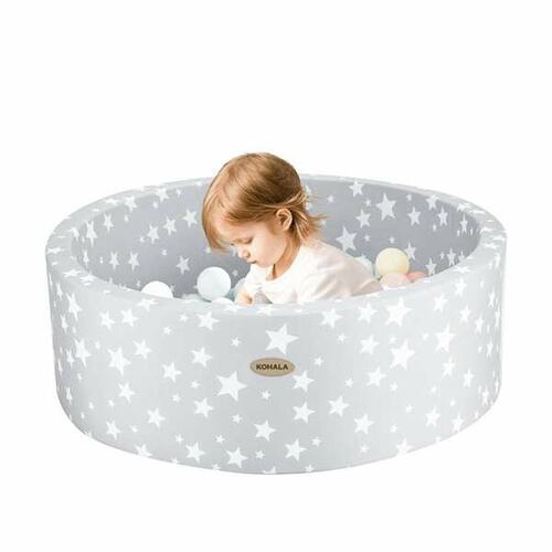 Kohala Baby boldbassin med 100 bolde - 90 × 90 × 30 cm