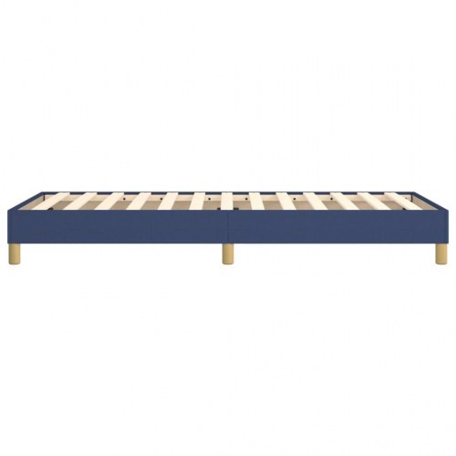 Boxspring sengeramme 90×190 cm - stof, blå