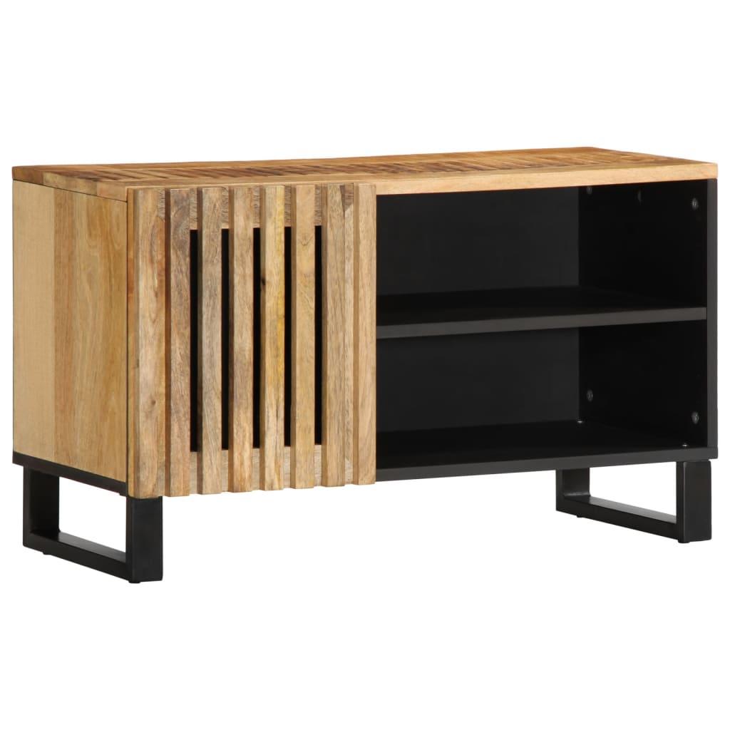 Tv Bord 80x34x46 Cm Massivt Ru Mangotræ