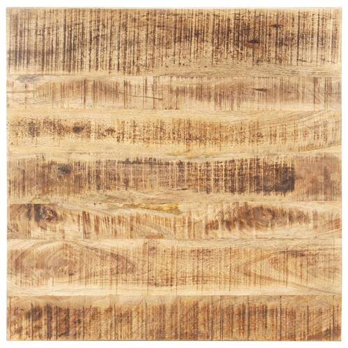 Bordplade 25-27 mm 80x80 cm massivt mangotræ