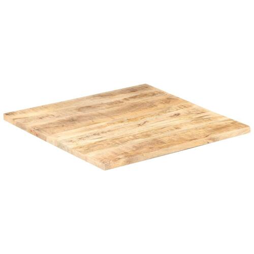 Bordplade 25-27 mm 80x80 cm massivt mangotræ