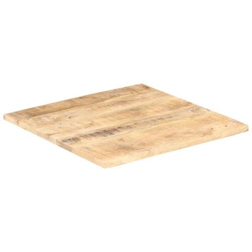 Bordplade 25-27 mm 80x80 cm massivt mangotræ