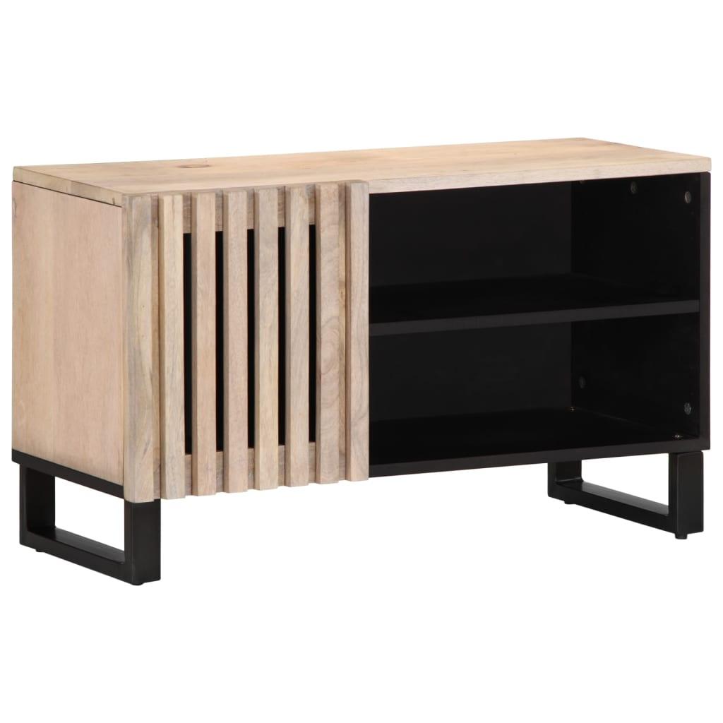 Tv Bord 80x34x46 Cm Massivt Mangotræ