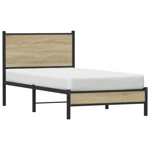 Sengeramme 75x190 cm i metal - sonoma-eg