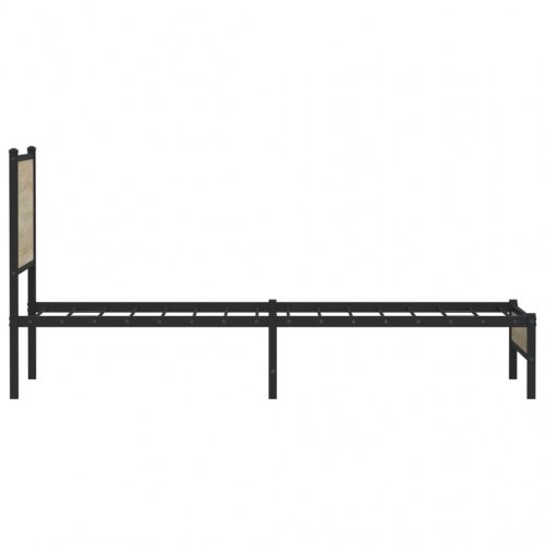 Sengeramme 75x190 cm i metal - sonoma-eg