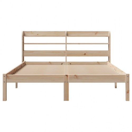 Sengeramme uden madras 160 x 200 cm i massivt fyrretræ
