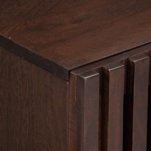Tv-bord 80x34x46 cm massivt mangotræ brun