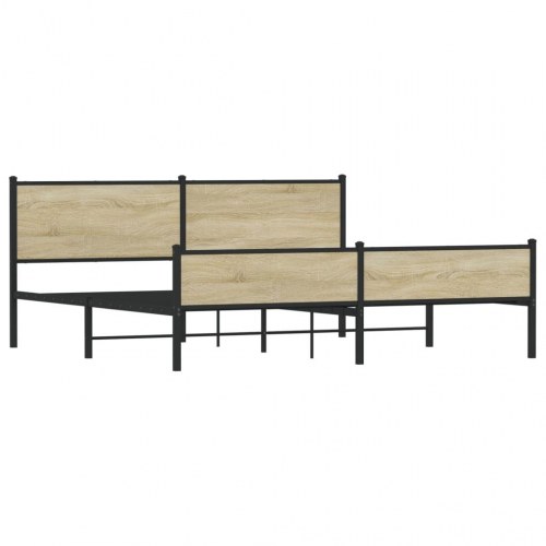 Sengeramme 200x200 cm - sonoma-eg