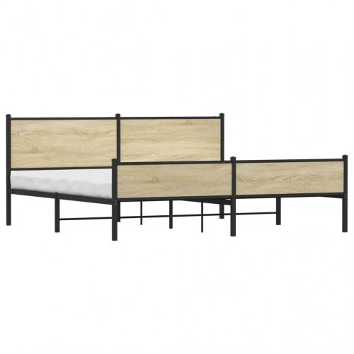 Sengeramme 200x200 cm - sonoma-eg