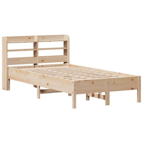 Sengeramme uden madras 100x200 cm massivt fyrretræ