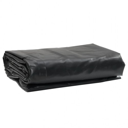 Kraftig presenning 1,5 × 2 m - 650 g/m², sort