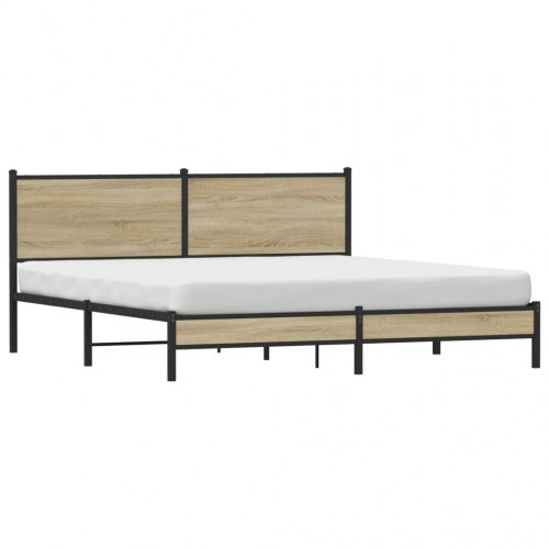 Sengeramme 183 x 213 cm i metal - sonoma-eg