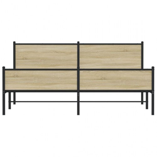 Sengeramme uden madras 183 x 213 cm i metal - sonoma-eg
