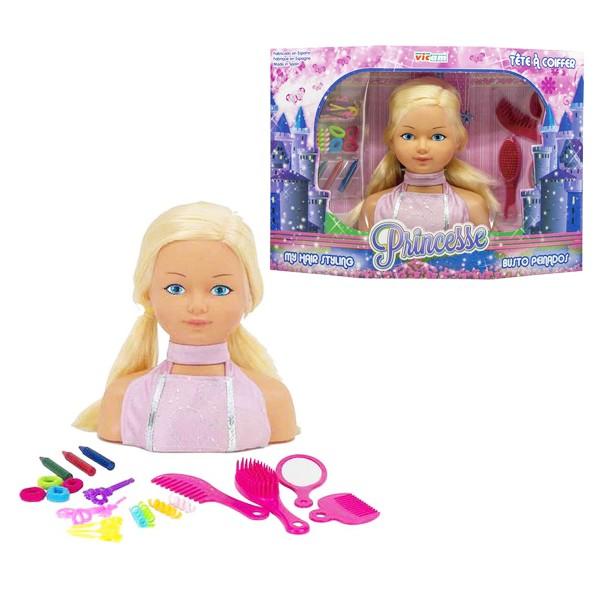 Frisørdukke Princesse Hair Styling