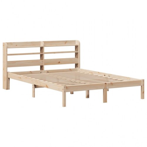 Sengeramme uden madras 135 x 190 cm i massivt fyrretræ