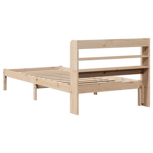 Sengeramme 90 x 190 cm i massivt fyrretræ