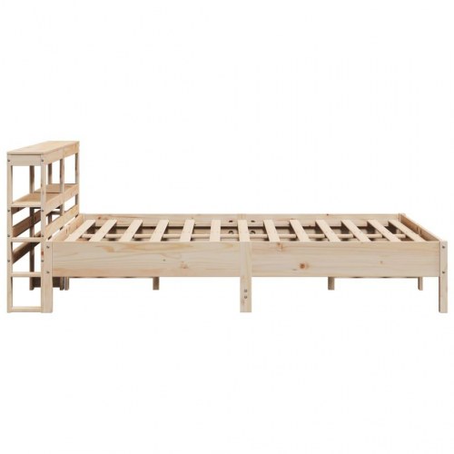 Sengeramme uden madras 150x200 cm massivt fyrretræ