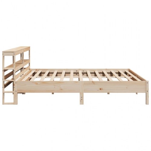Sengeramme uden madras 180x200 cm massivt fyrretræ