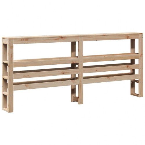 Sengeramme uden madras 180x200 cm massivt fyrretræ