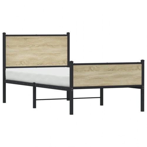 Sengeramme 80 x 200 cm i metal - sonoma-eg
