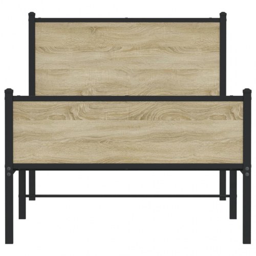 Sengeramme 80 x 200 cm i metal - sonoma-eg