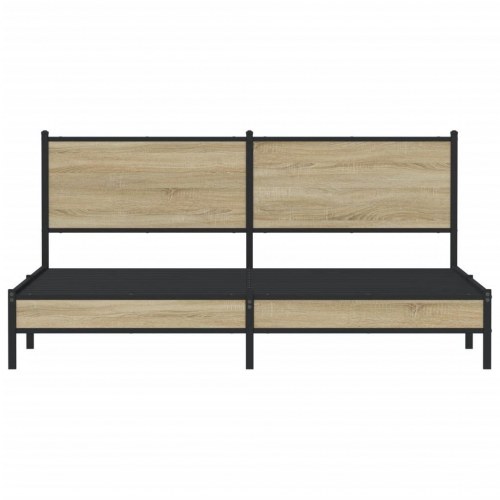 Sengeramme 180 x 200 cm i metal - sonoma-eg