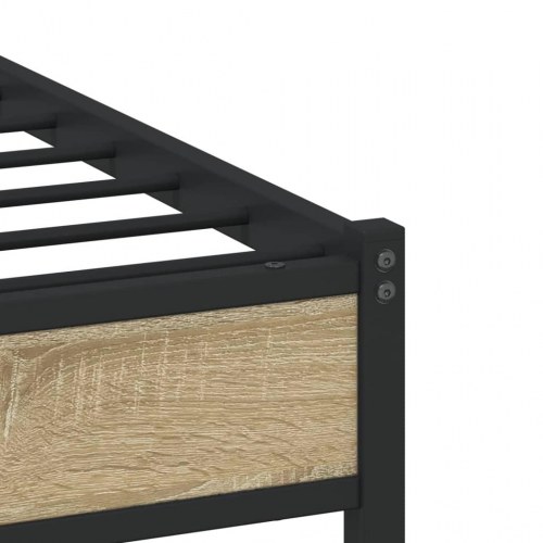 Sengeramme 180 x 200 cm i metal - sonoma-eg