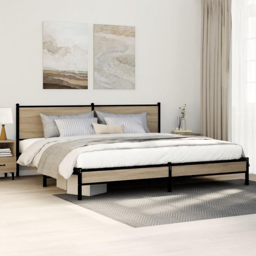 Sengeramme uden madras 193 x 203 cm - sonoma-eg