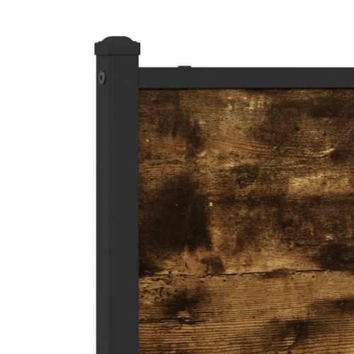 Sengeramme uden madras 193 x 203 cm - røget egetræsfarve