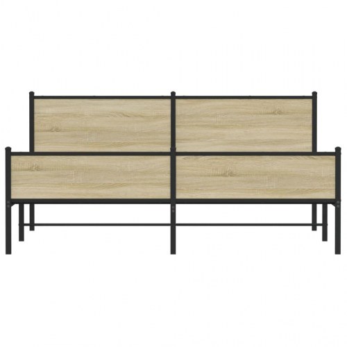 Sengeramme i metal 180 x 200 cm - sonoma-eg