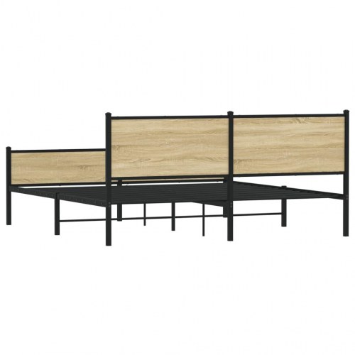 Sengeramme i metal 180 x 200 cm - sonoma-eg