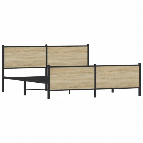 Sengeramme i metal uden madras 193 x 203 cm - sonoma-eg