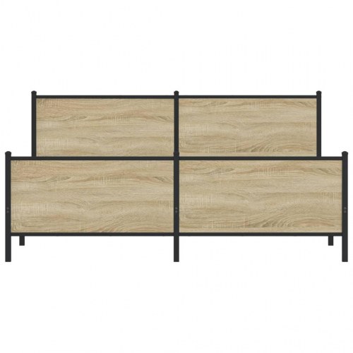 Sengeramme i metal uden madras 193 x 203 cm - sonoma-eg