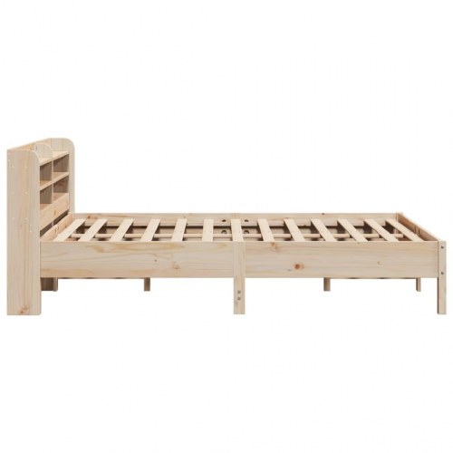 Sengeramme uden madras 140x190 cm massivt fyrretræ