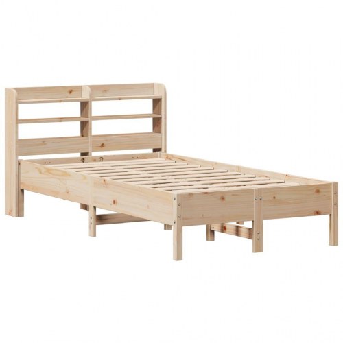 Sengeramme uden madras 90x190 cm massivt fyrretræ