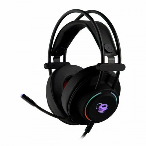 CoolBox DeepLighting gaming-headset med mikrofon - sort