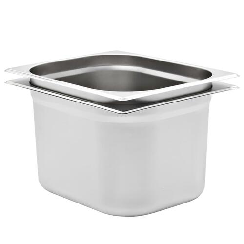 Gastronorm beholder 2 stk. GN 1/2 200 mm rustfrit stål