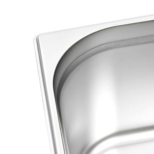 Gastronorm beholder 2 stk. GN 1/2 200 mm rustfrit stål