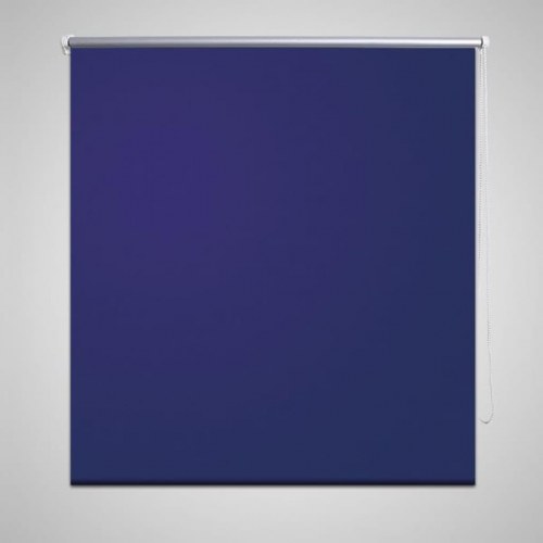 Mørklægningsrullegardin 44,4×100 cm - stofbredde 40 cm, marineblå