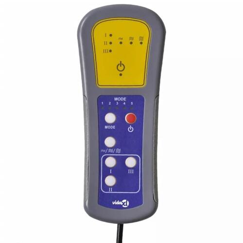 Massagestol velour cremefarvet