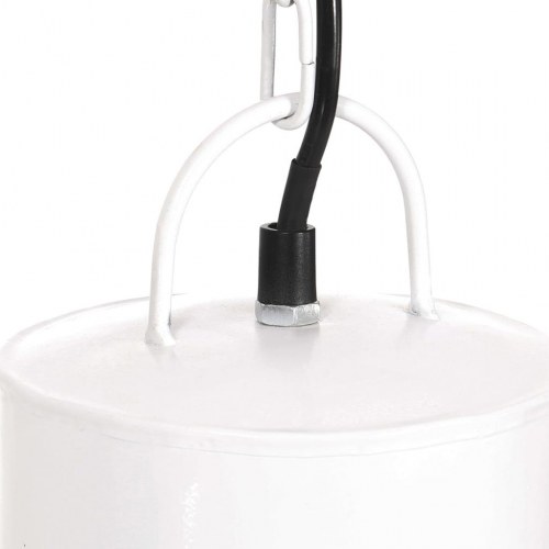 Hængelampe i jern - rund 48 cm, E27, hvid, 25 W
