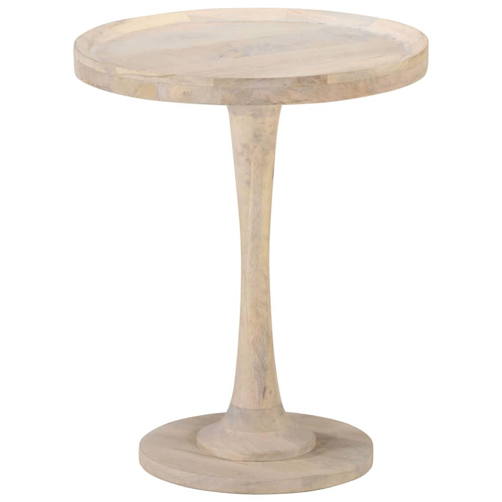 Sidebord Ø60x75 Cm Massivt Mangotræ