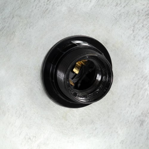 Industriel hængelampe 40 cm E27 - sølvfarvet/brun