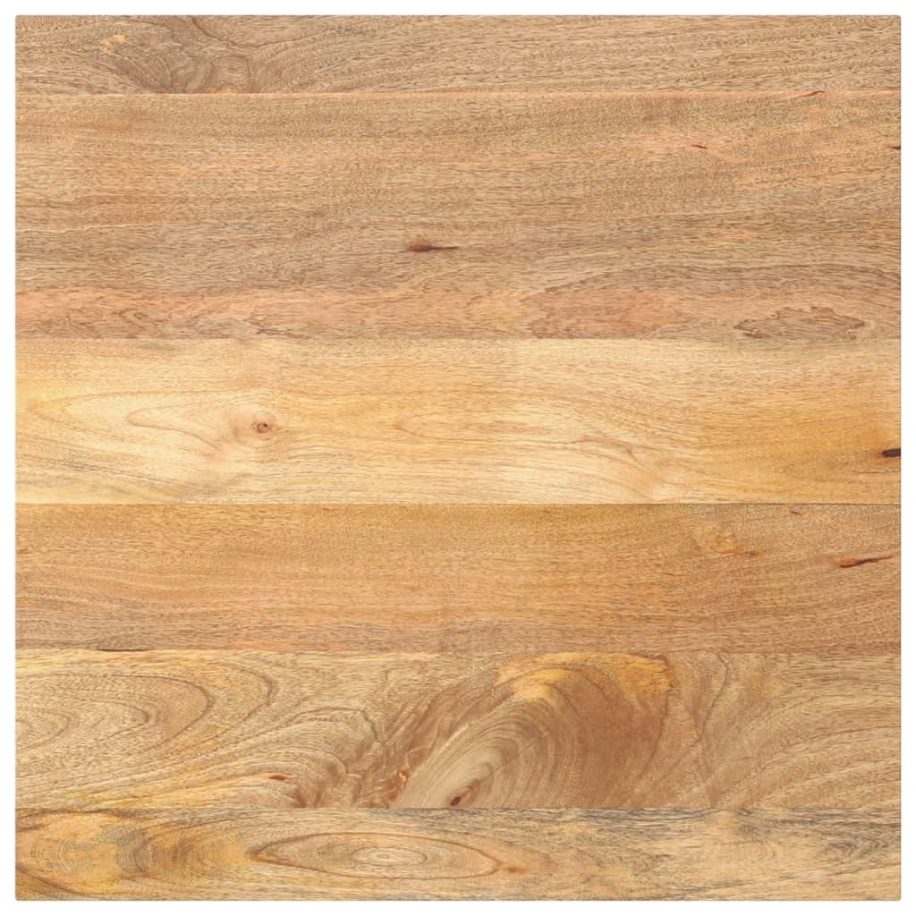 Bordplade 80×80×3,8 cm - firkantet i massivt mangotræ billede