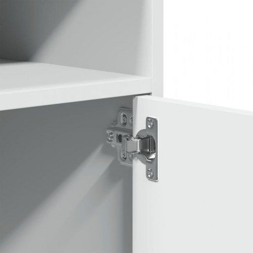 Rullebord 60x48x81 cm konstrueret træ hvid