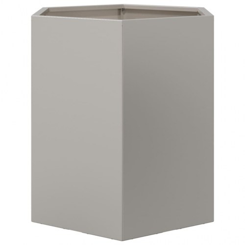 Plantekrukke sekskantet i rustfrit stål - 46 × 40 × 45 cm