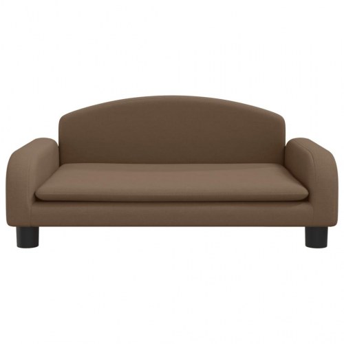 Børnesofa i stof - 70×45×30 cm, brun