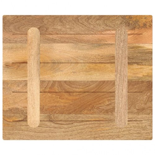 Bordplade i massivt mangotræ 60 x 50 x 2,5 cm
