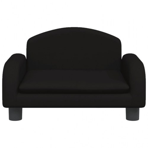 Børnesofa i stof - 50 × 40 × 30 cm, sort